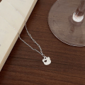 wholesale S925 Sterling Silver Crushed Ice Bear Necklace for Women, New Spring and Summer Collection, Versatile and Niche Collarbone Chain-0-3