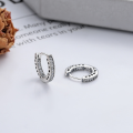 wholesale S925 Sterling Silver Vintage Light Luxury Style Creative Zircon Inlaid Ear Clips Korean Version Versatile Elegant Earrings for Women-0-2