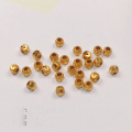 wholesale Gold-plated S925 Silver Spacer Beads, Spacers, Gaskets, Semi-finished DIY Jewelry Accessories for Crystal Jewelry Bracelets and Necklaces-0-3