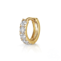 wholesale S925 Sterling Silver Cartilage Piercing Zircon Ear Cuff, An Ins Punk Style Ear Bone Clip-Single gold #11 925 silver