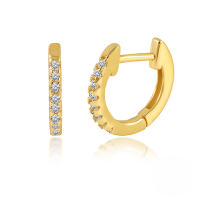 wholesale S925 Sterling Silver Punk Style Spike Studded With Crystals And Pearl Ear Cuff Earrings For Women-Gold#1 925 Silver