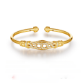 wholesale Metal Material: 925 Silver Inlaid Moissanite Bracelet for Women Wholesale Handmade Cross-Border Hot-Selling Style Morning Dew Bangle Light Luxury High-End-0-1