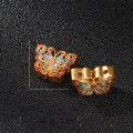 wholesale Gold-plated 925 Silver Enamel Butterfly Pendant for DIY Bracelet Necklace Accessory Hand Weaving Materials-0-9
