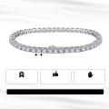 wholesale S925 Sterling Silver 30mm Full Diamond Tennis Chain, Direct from Manufacturer-0-2