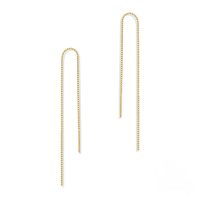 wholesale S925 Sterling Silver Tassel Mini Star Earrings With Inlaid Crystals, Perfect For Office Wear-Gold#4 925 silver