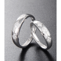 wholesale S925 Sterling Silver Zircon Creative Couple Rings, Personalized Matching Bands for Men and Women, Korean-style Fashion Ring Jewelry-0-1