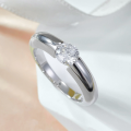 wholesale S925 silver hot-selling new style ring with 50mm faceted simulated diamond,-0-0