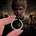 wholesale Silver S999, the trending Black Myth: Wukong Golden Cudgel Ring for Women, a creative and vintage-inspired ring with the Hoop Spell design-0-6
