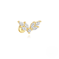 wholesale S925 Sterling Silver-Single gold #11