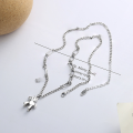 wholesale S925 Sterling Silver Korean-style Chunky Chain Linked Fairy Tale Carousel Pendant Creative Personalized Retro Collarbone Necklace-0-1