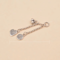wholesale S925 Sterling Silver Vintage Chinese Style Necklace Pendant with Auspicious Tassels, National Trend-0-7