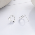 wholesale S925 Silver Fashion Korean Minimalist Irregular Teardrop Drop Creative Niche Design Earrings Ear Clips-0-1