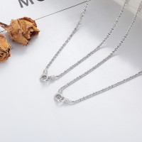 wholesale S925 Silver Cloud Tide Pavilion Fashion European and American Cross-Border Double Ring Clasp Sparkling Light Luxury Style Trendy Full Starry Sky Necklace for Women-YL581M short / approx. 3.6g  925 silver