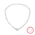 wholesale 925 Sterling Silver Women's Necklace European and American Style Minimalist Cold-toned Chain Necklace Halloween Jewelry Wholesale-0-4