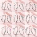 wholesale S925 Sterling Silver Original Design High-end Couple Rings Adjustable Plain Band Rings Valentine's Day Gift-0-0