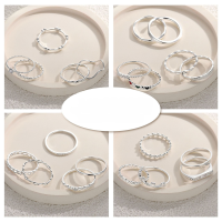 wholesale 999 Solid Silver Cold Minimalist Style Solid Closed Band Ring for Women Light Luxury High-End Sense Silver Tail Ring Cross-Border E-commerce-JZ015057 No.13