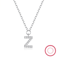wholesale S925 Sterling Silver 26 Letters Necklace, Minimalist and Versatile Choker for Men and Women, Cross-Border Jewelry Wholesale-D Letter Bracelet 925 Silver