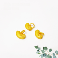 wholesale S925 gold-plated auspicious bean leaf pendant charm DIY semi-finished crystal jewelry accessory-0-14