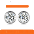 wholesale S925 Sterling Silver Bubble Moissanite Earrings, Minimalist Luxury Design, Eye-Catching Sparkle, Popular Women's Jewelry-0-0
