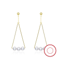 wholesale S925 sterling silver gold-plated ultra-sparkling zirconia drop earrings, manufacturer wholesale-0-67
