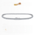 wholesale S925 Sterling Silver Cloud-Pull Jewelry 40mm Full Diamond Tennis Chain Factory Direct-0-2