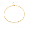 wholesale 925 Sterling Silver Tennis Chain Zircon Necklace for Women, High-End Sense Collarbone Chain, Hip-Hop Cross-Border Hot Selling in Europe and America, Factory Ready Stock-0-6