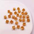 wholesale S925 gold-plated small spacer beads, spacer beads, loose beads, accessories for bracelets, necklaces, stringing, and DIY handmade semi-finished products-0-8