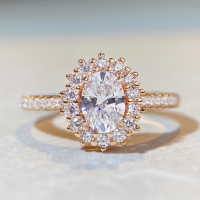 wholesale 18K Gold Pigeon Egg Ring for Women 925 Silver Zircon Ring Wedding Engagement Ring Enhances Elegance Cross-Border Best Seller-Red Corundum-CBJZ242 8