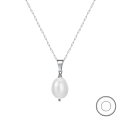 wholesale S925 Sterling Silver Necklace with Natural Freshwater Pearl Pendant Collarbone Chain, Cross-Border Wholesale-0-23