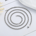 wholesale S925 Sterling Silver Retro Distressed Interwoven Twist Chain Versatile for DIY Matching Collarbone Necklace and Sweater Pendant-0-1
