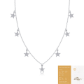 wholesale 925 Sterling Silver Non-Tarnishing Star Collarbone Necklace for Layering, Ins Style High-End Women's Jewelry-0-6