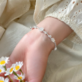 wholesale S925 Silver Butterfly Flower Love Koi Coiling Peace Joy Wealth Blessing Character Bracelet S7860-0-1