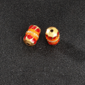 wholesale Metal material: 925 silver gold-plated silver jewelry, enameled barrel beads, DIY accessories, decorative ornaments, Nana Tong DIY bracelet beads-0-8