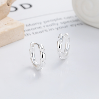 wholesale S925 Silver Cloud Tide Pavilion Fashion Euro-American Cross-Border Twist Rotating Entwined Niche Design Trendy Earrings and Ear Clips-YFR458M/approx. 3.8g 925 silver