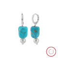 wholesale [S925 Sterling Silver] GME Set Fresh and Sophisticated Fashion Internet-Famous Turquoise Tassel Earring Accessories-0-111