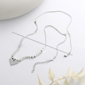 wholesale S925 Sterling Silver Korean-style Geometric Cube Link Triangle Pendant Hip-hop Trendy Necklace-0-2