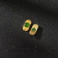 wholesale 925 Silver Gold-Plated Ancient Craftsmanship Hetian Jasper DIY Design Bead Necklace Spacer Beads Accessories Pendant Charms-0-8
