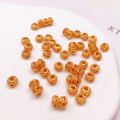 wholesale Gold-plated S925 silver spacer beads and accessories for bracelet, necklace stringing, and DIY handmade crafts-0-3