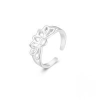 wholesale S925 Silver Designed Toe Ring With A Unique Heart Shape, Perfect For Summer Beach Days And Exuding A Korean Style-Silver plated #1 925 silver