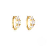 wholesale S925 Sterling Silver Rectangle Zircon Cross Ear Clasp,。-Gold#6 925 silver