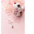wholesale S925 Silver Ankle Chain Korean Style Personality Cat Simple Fashion Bell Ankle Chain Accessory S2381-0-3
