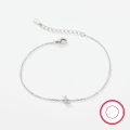 wholesale 925 Sterling Silver 26 Letters Zircon Inlaid Minimalist Luxury High-End Ins Style Cross-Border Best-Selling Jewelry Bracelet-0-18