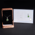 wholesale 925 Sterling Silver Inlaid Hetian Jade Necklace with Certificate, Minimalist Hollow-out National Trend Ancient Style Green Jade Pendant, Gift for Mom-0-3