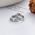 wholesale S925 Sterling Silver Chinese Zodiac Dragon Pattern Ethnic Ear Clasps with National Style Totem Design-0-2