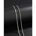 wholesale 925 Sterling Silver Twisted Chain Necklace for Women, Men's Rope Twist Chain, Minimalist and High-End Pendant Necklace-0-6