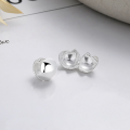wholesale S925 Silver Yunchaoxuan Fashion Korean Japanese Round Geometric Minimalist Creative Design Versatile Stud Earrings-0-2