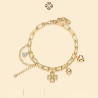 wholesale Metal: 925 Sterling Silver European and American foreign trade new women's bracelet, minimalistins style moissanite link chain bracelet-Moissanite 50 points + 10 points  20 + 3cm