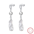 wholesale GPE Collection S925 Sterling Silver European and American Cross-Border Exquisite Earrings, Natural Freshwater Pearl Stud Earrings Wholesale-0-29