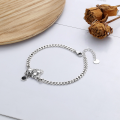 wholesale S925 Sterling Silver Bear Bracelet for Women, Luxury High-End Enamel Tank Chain Wrist Accessory for Cross-Border Live Streaming Supply-0-2