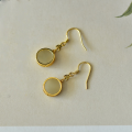wholesale 925 Silver New Chinese Style Retro National Wind Earrings with Certificate, Hetian Jade Earrings, Long Bamboo Leaf Drip Glue Enamel Earrings-0-3